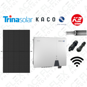 20 kWp Photovoltaikanlage Komplettset mit TrinaSolar Modulen + KACO blueplanet 20kW Wechselrichter 3-Phasig + Montagematerial