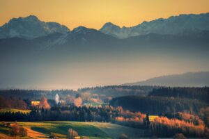 PV Anlage Ausrichtung, Nebel
