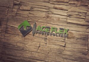 AceFlex Logo Holz 2
