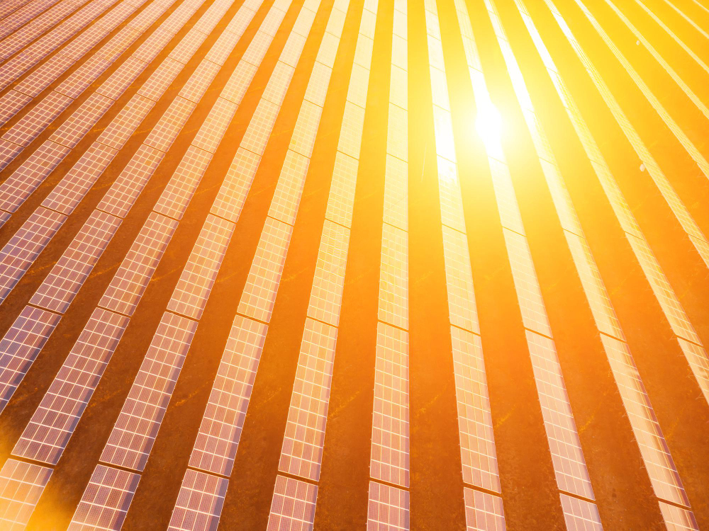 Photovoltaik Effizienz, PV-Anlage, Sonne, Solarpark
