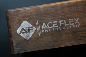 AceFLex Logo Holz 1