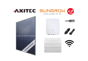 Sungrow PV Anlage 10kWp mit 9,6kWh Speicher und AXITEC Modulen