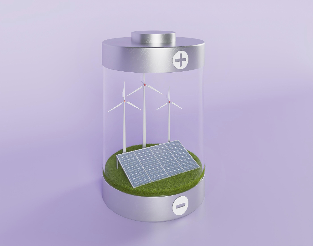 Erneuerbare Energien speichern Titel